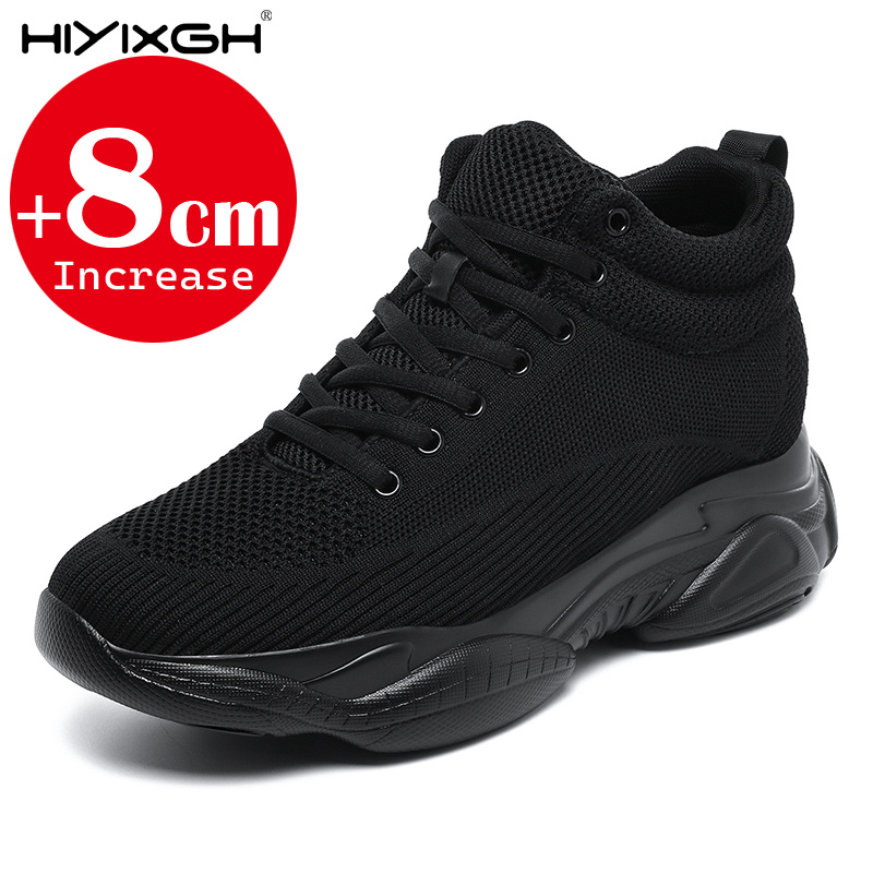 Men'S Shoes Increase Height - Sepatu Sneakers Pria Wanita Penambah Tinggi
