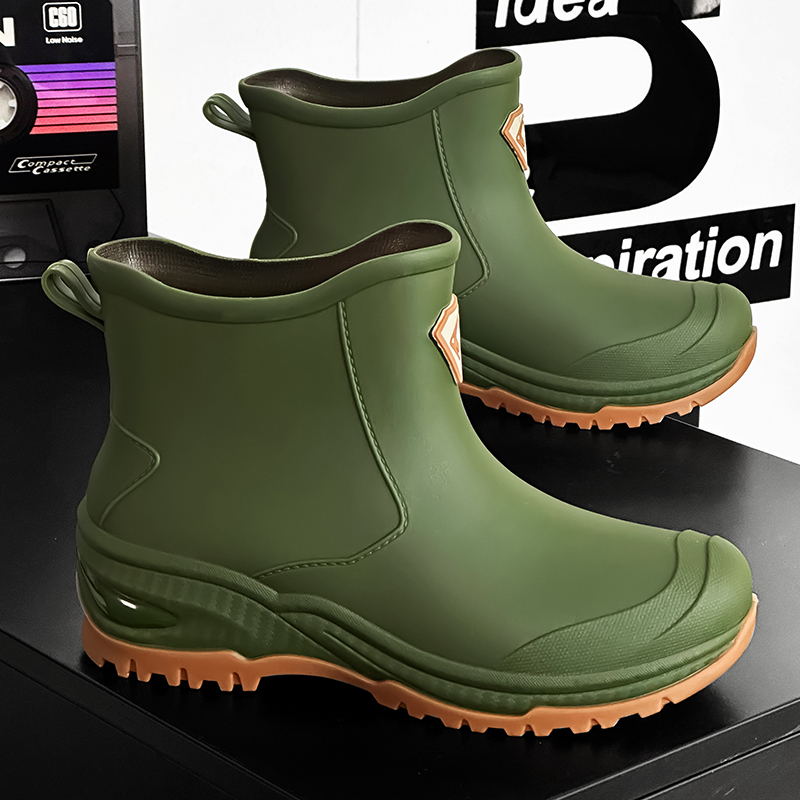 Sepatu Bot Hujan Pria Tahan Au - Men'S Shoes Water Resistant ulasan dan harga