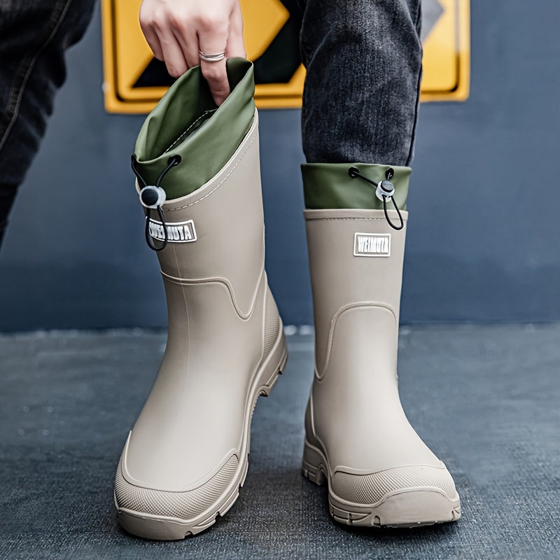 Sepatu Bot Hujan Pria Anti Air - Men'S Shoes Water Resistant ulasan dan harga